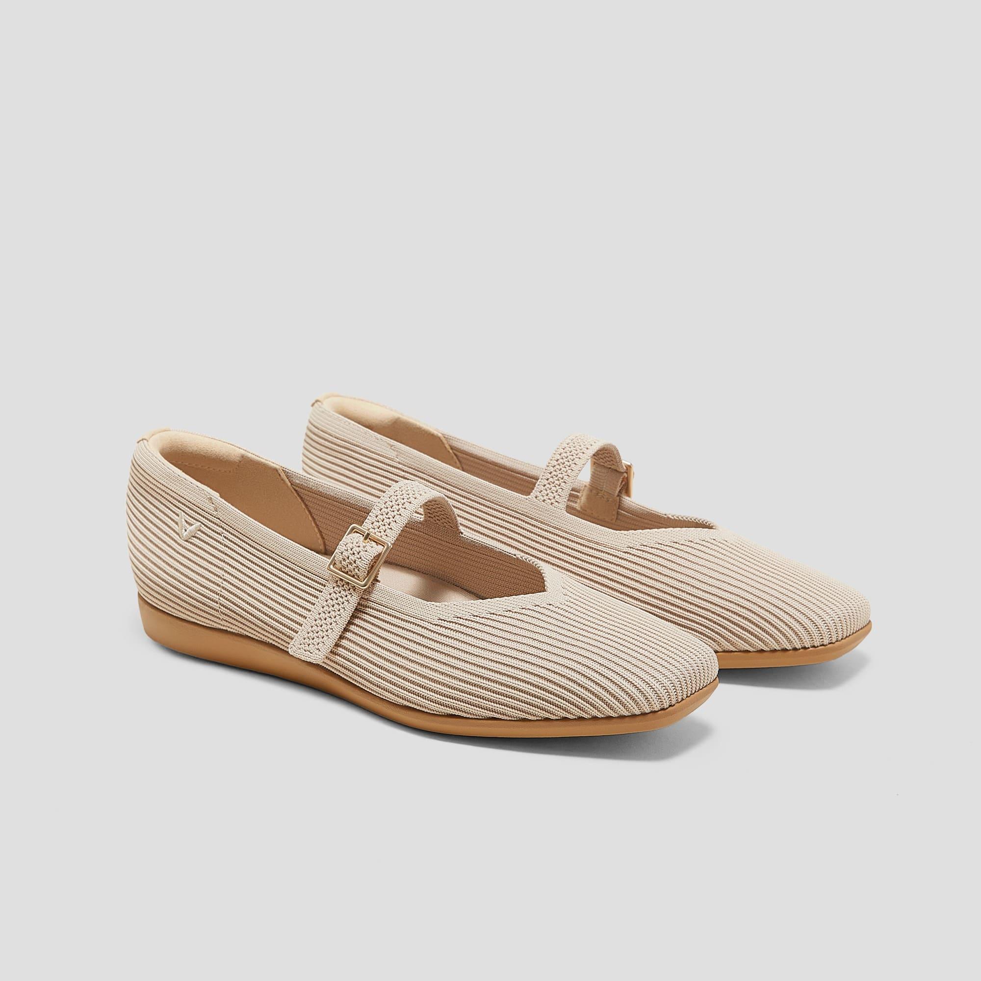 [Margot Walker Mary-Jane] Square toe Ultra-lightweight Thick Sole Mary-Jane Flat Shoes