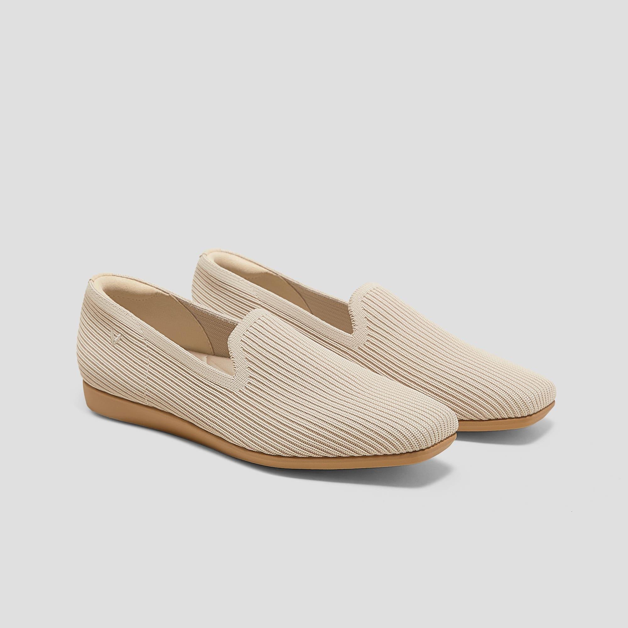 [Samantha Walker] Square toe, super water-repellent, lightweight, thick sole, loafer