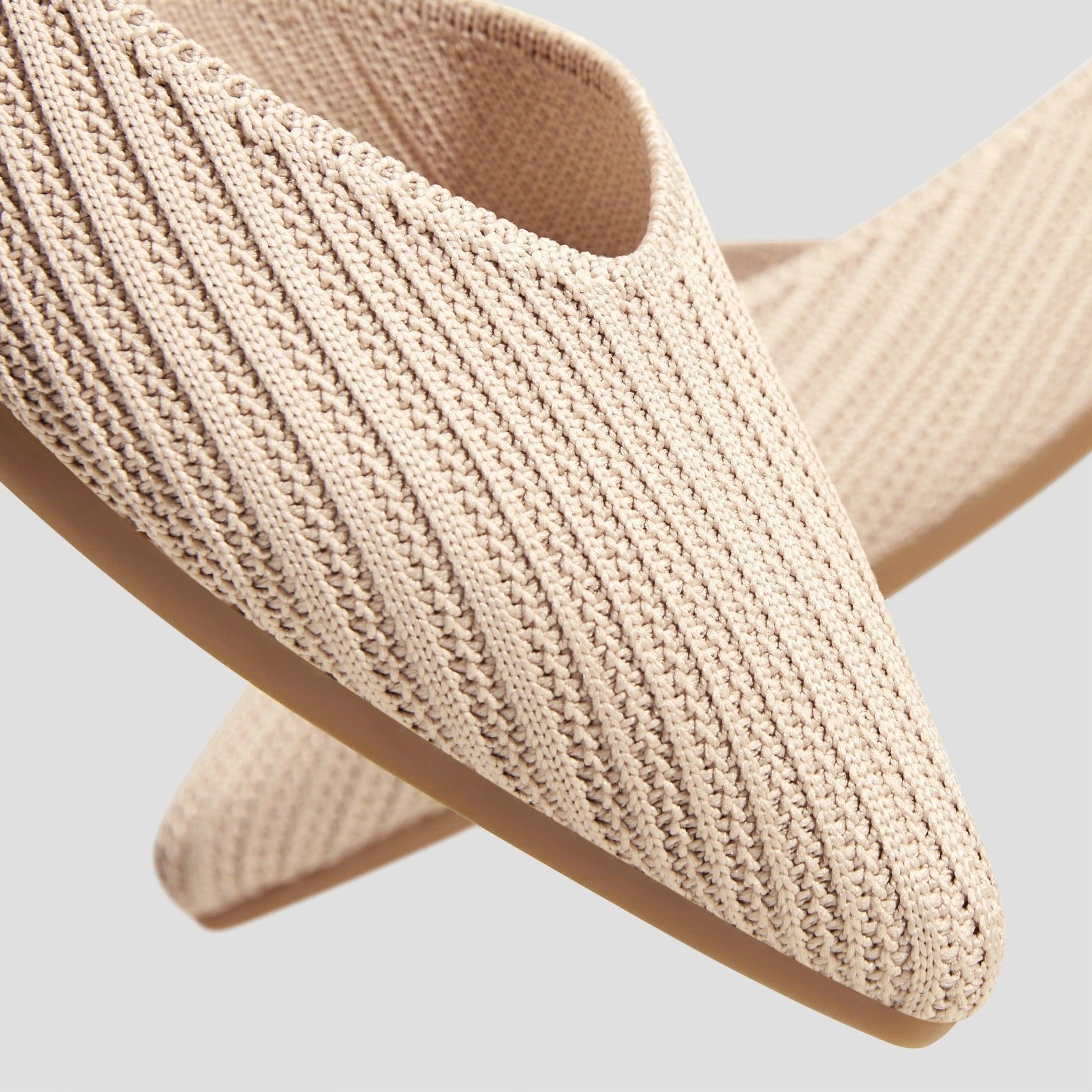 [Melia 2.0] Pointed toe V-cut flat shoes