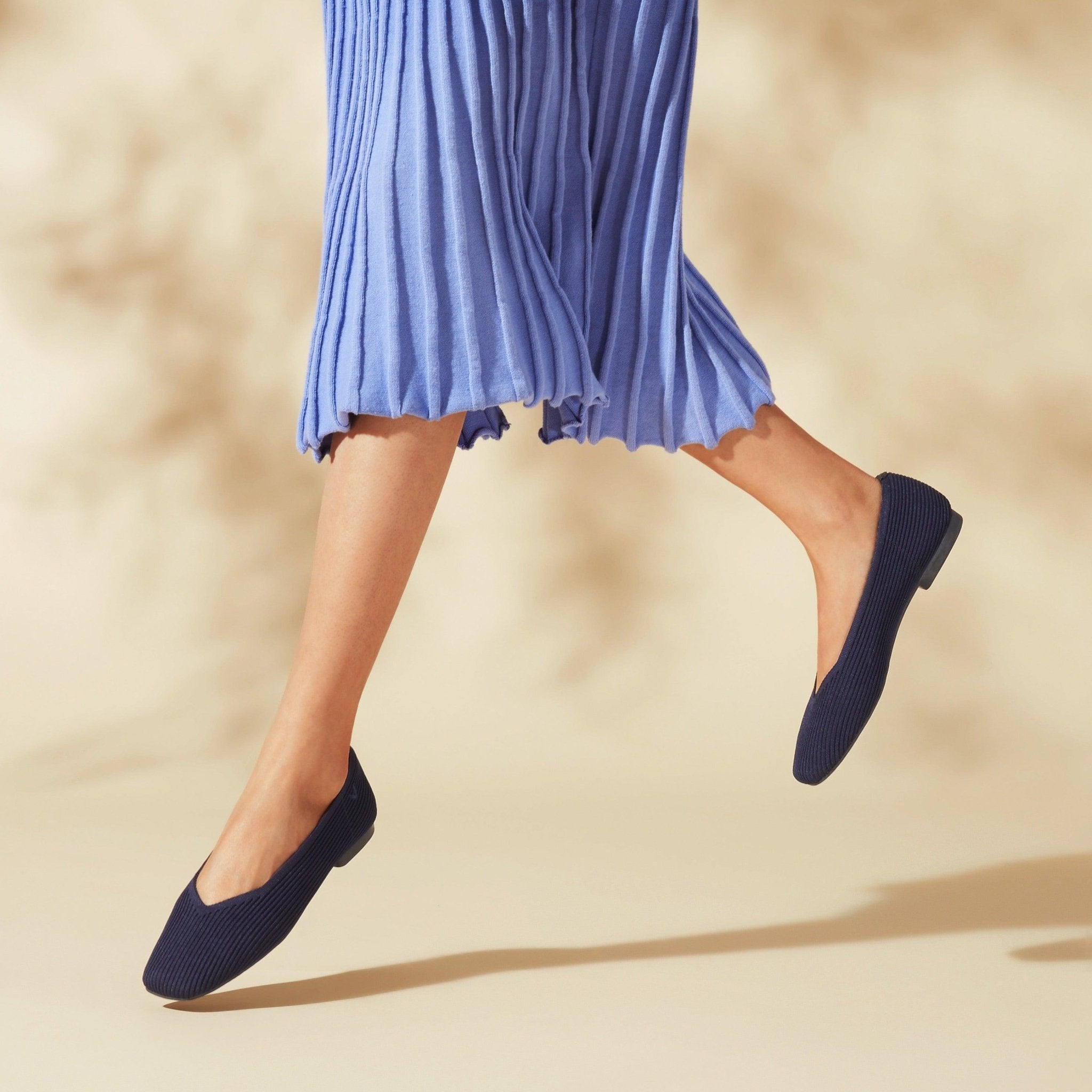 [Margot 2.0] Square toe extra wide (up to 5E) Flat shoes