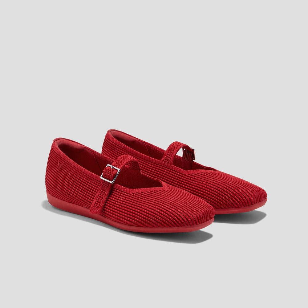 [Margot Walker Mary-Jane] Square toe Ultra-lightweight Thick Sole Mary-Jane Flat Shoes