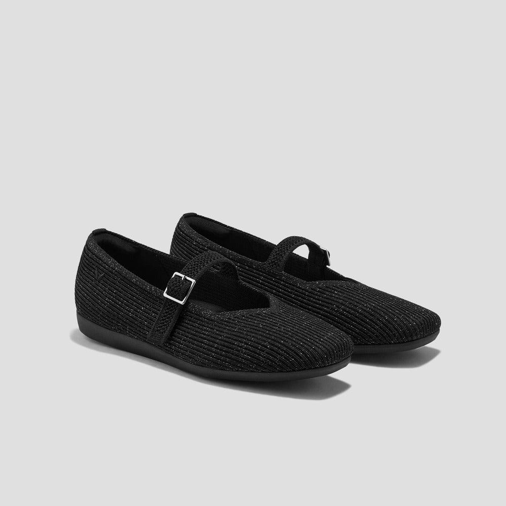 [Margot Walker Mary-Jane] Square toe Ultra-lightweight Thick Sole Mary-Jane Flat Shoes