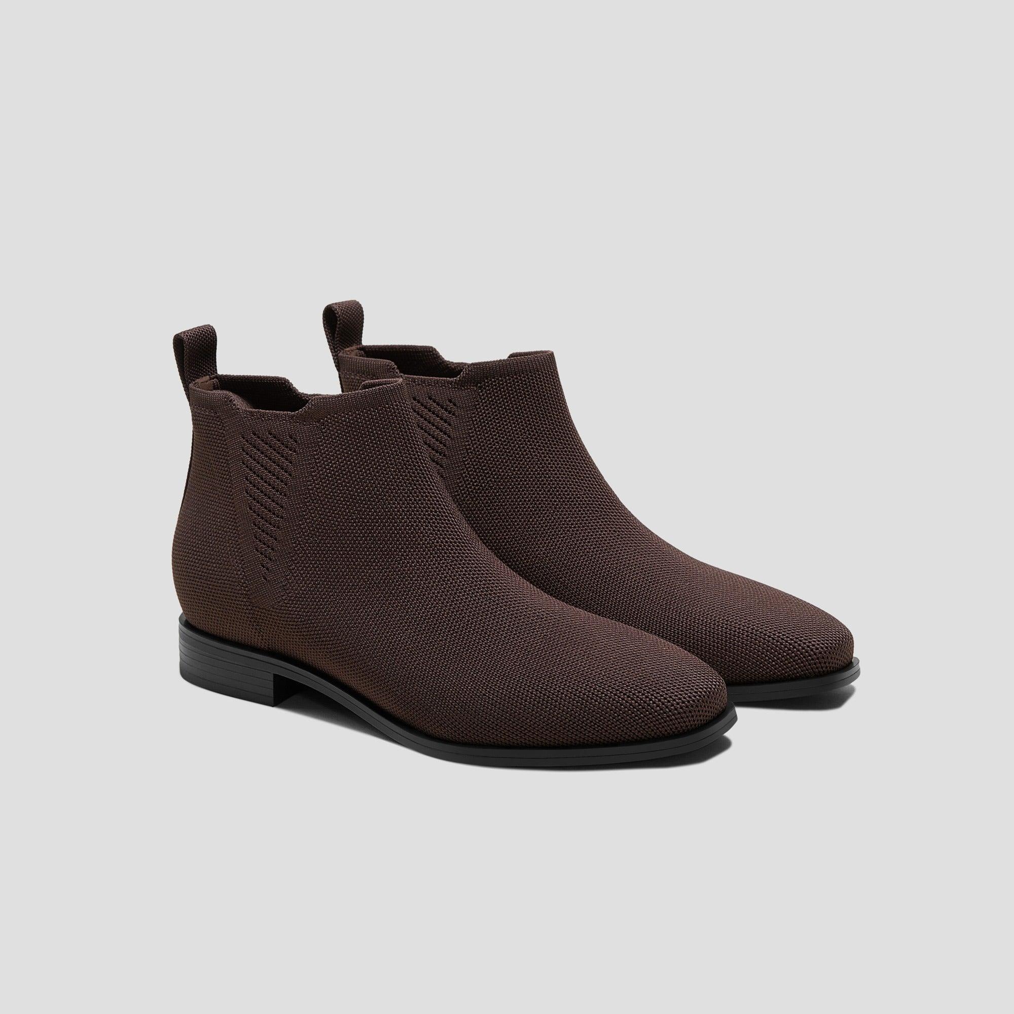 [Ryan Slip-on] Square toe, water-repellent, slip-on, Chelsea boots