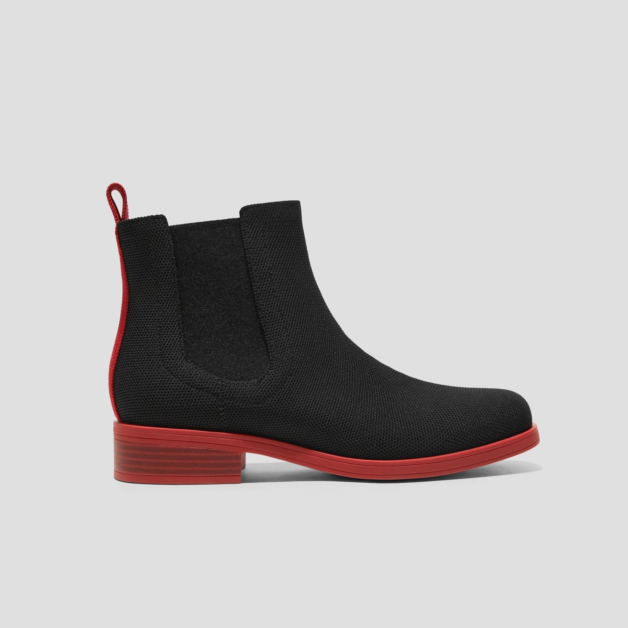[Clara] Square toe Water-repellent Ankle Chelsea Boots