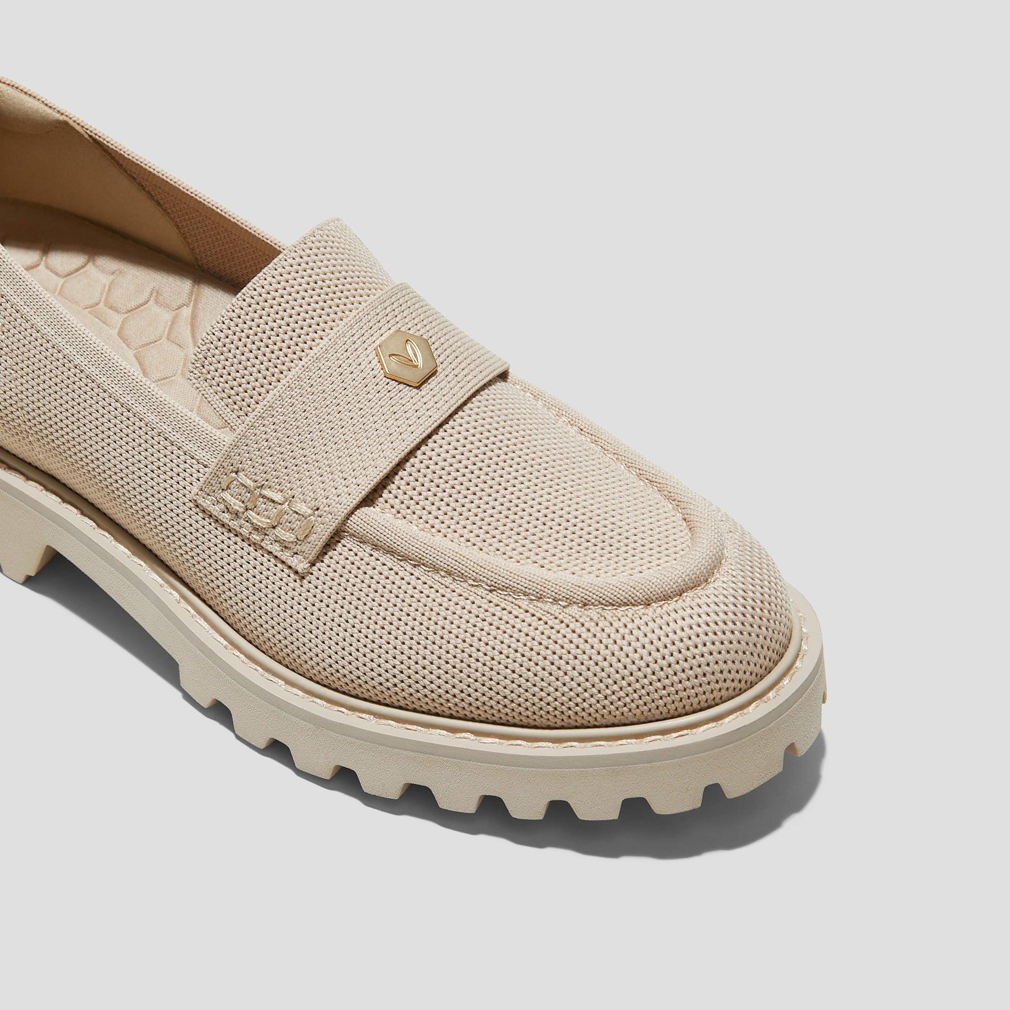 [Francesca] Almond Toe Platform Truck Sole Loafers