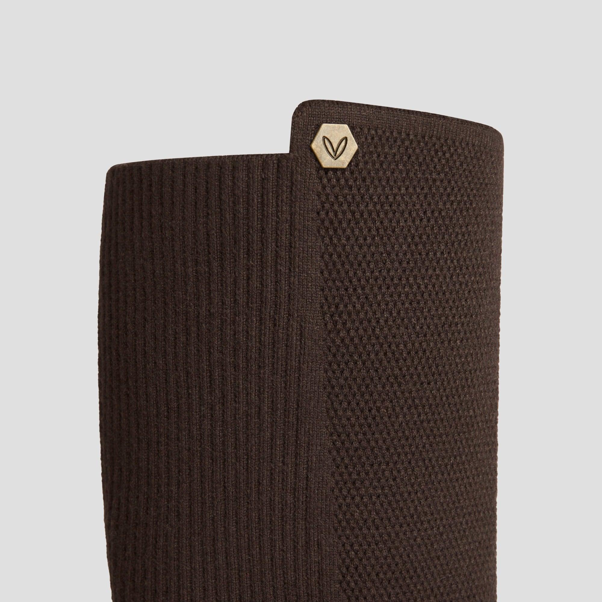 [Filipa] Round toe, water-repellent, stretchy, knee-high boots