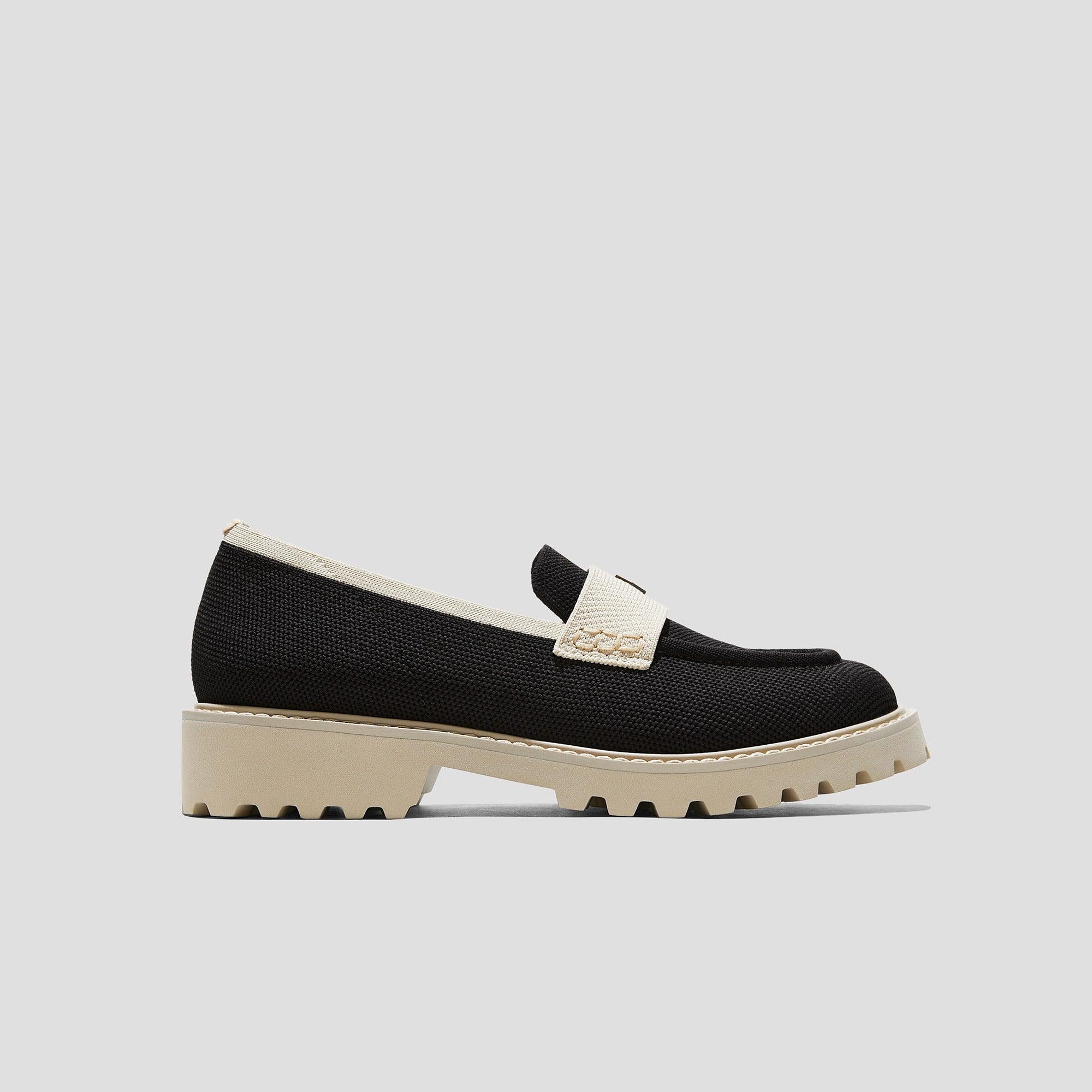 [Francesca] Almond Toe Platform Truck Sole Loafers