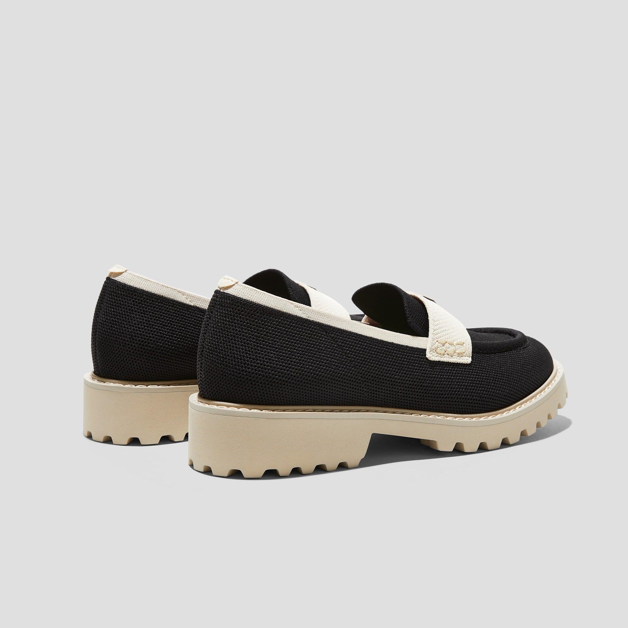 [Francesca] Almond Toe Platform Truck Sole Loafers