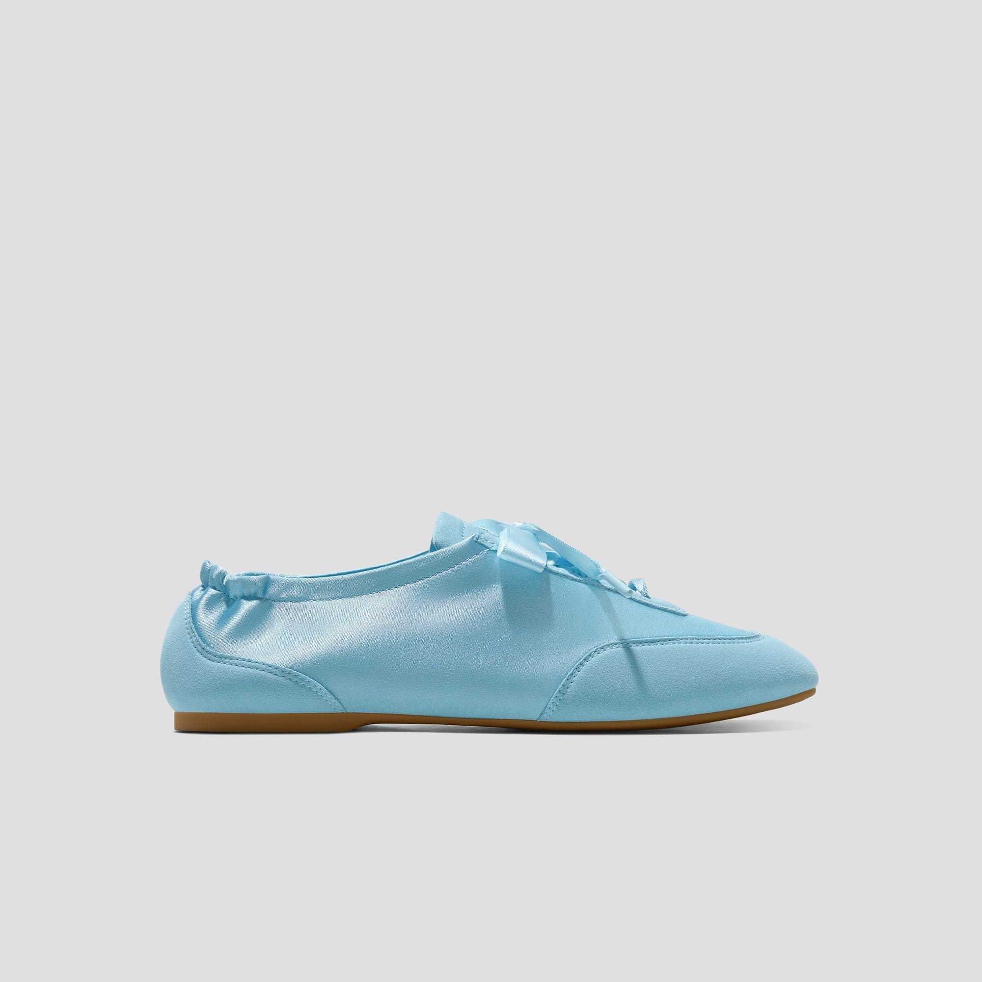 [Cristina] Lace-up Satin Sneaker Lina