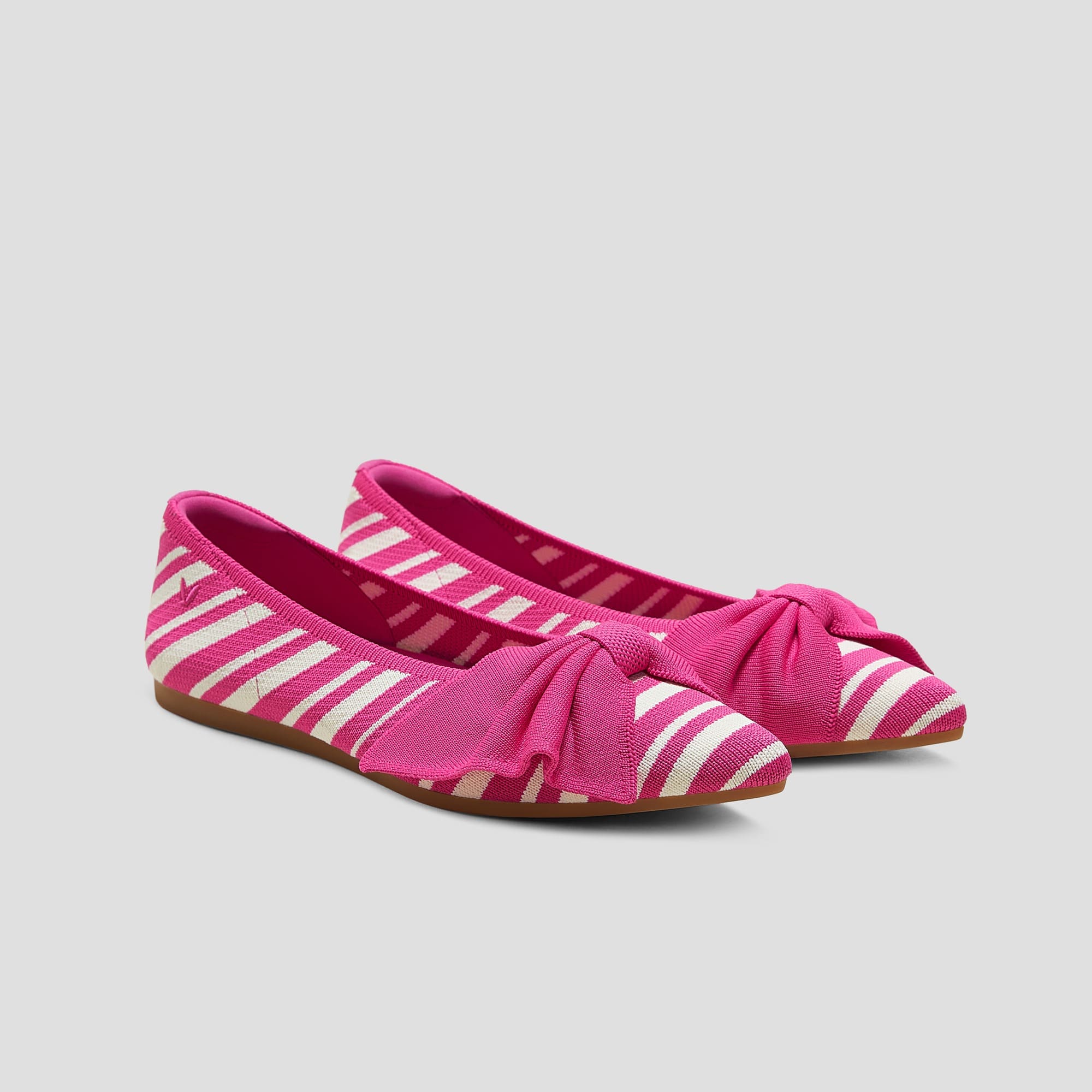 [Azura] Pointed toe with ribbon flat