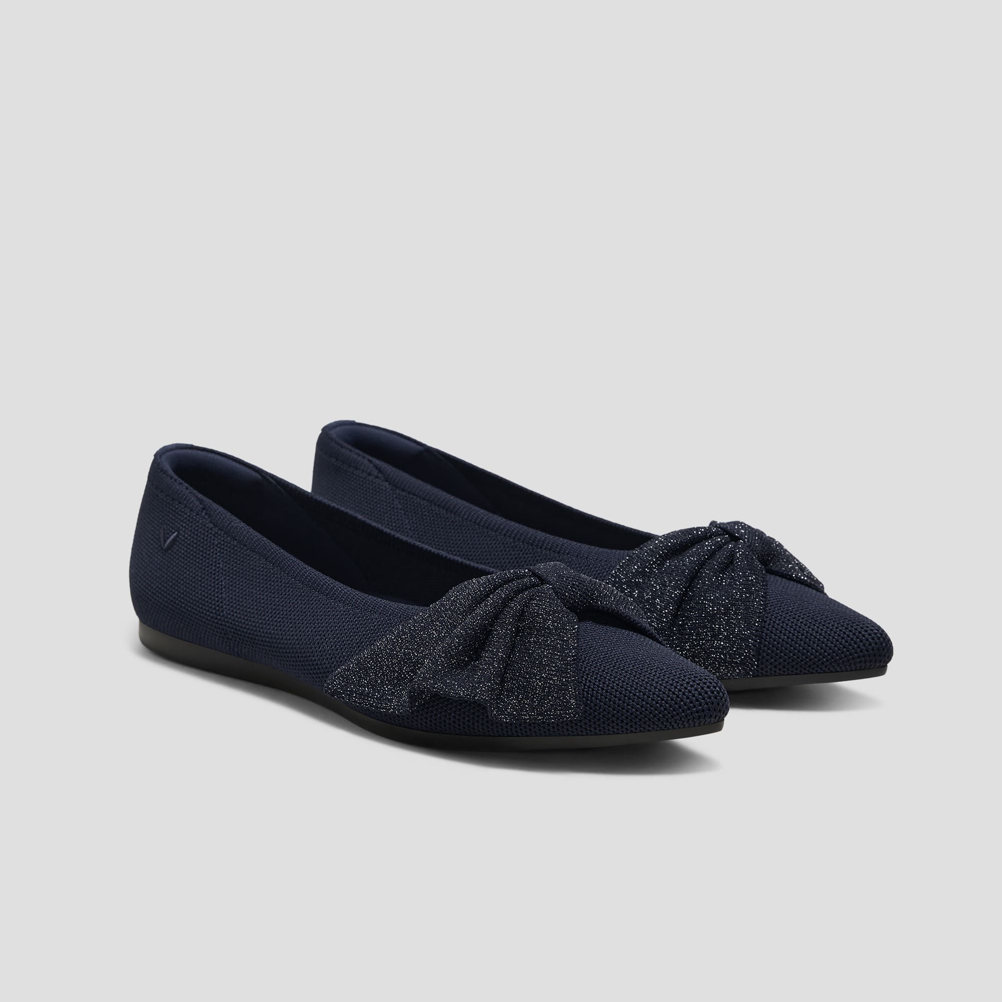 [Azura] Pointed toe with ribbon flat