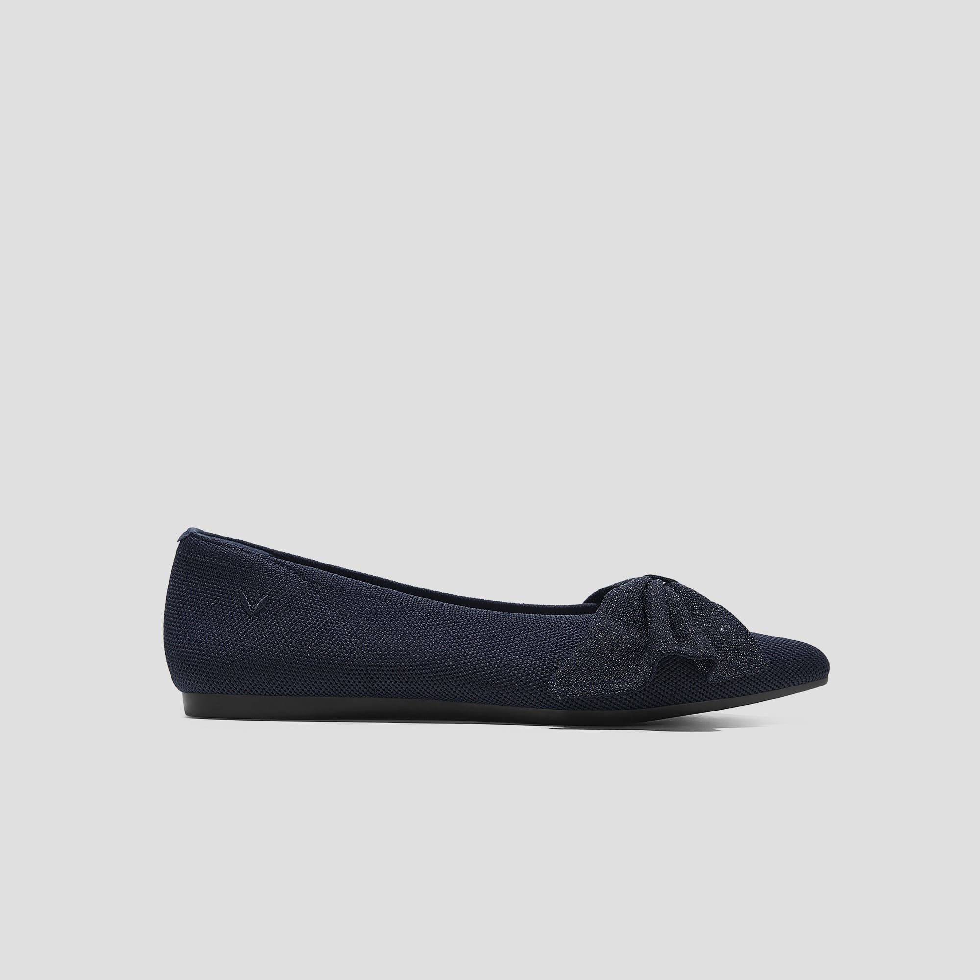 [Azura] Pointed toe with ribbon flat