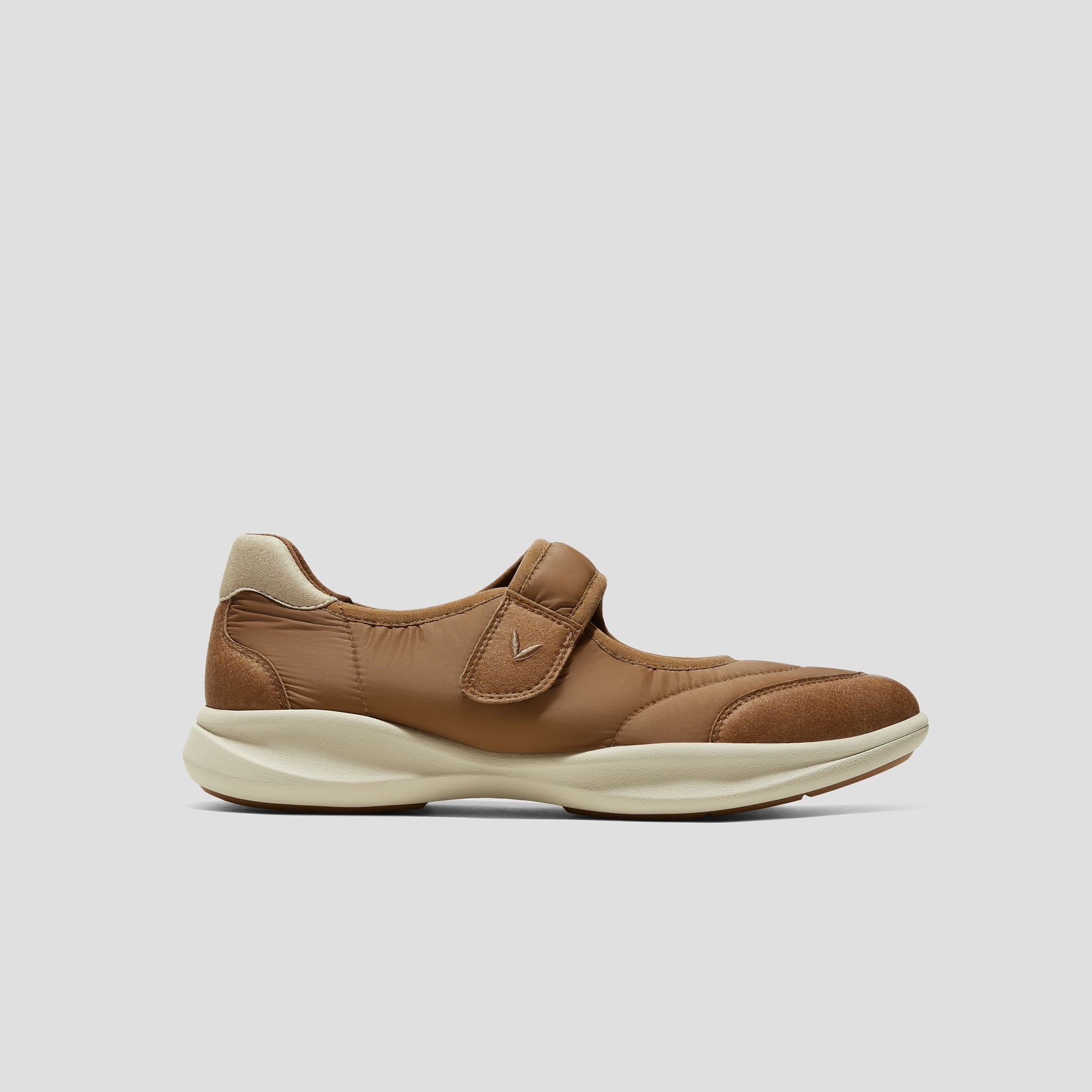 [Ivee] Round toe recycled nylon Mary Jane sneakers flat 