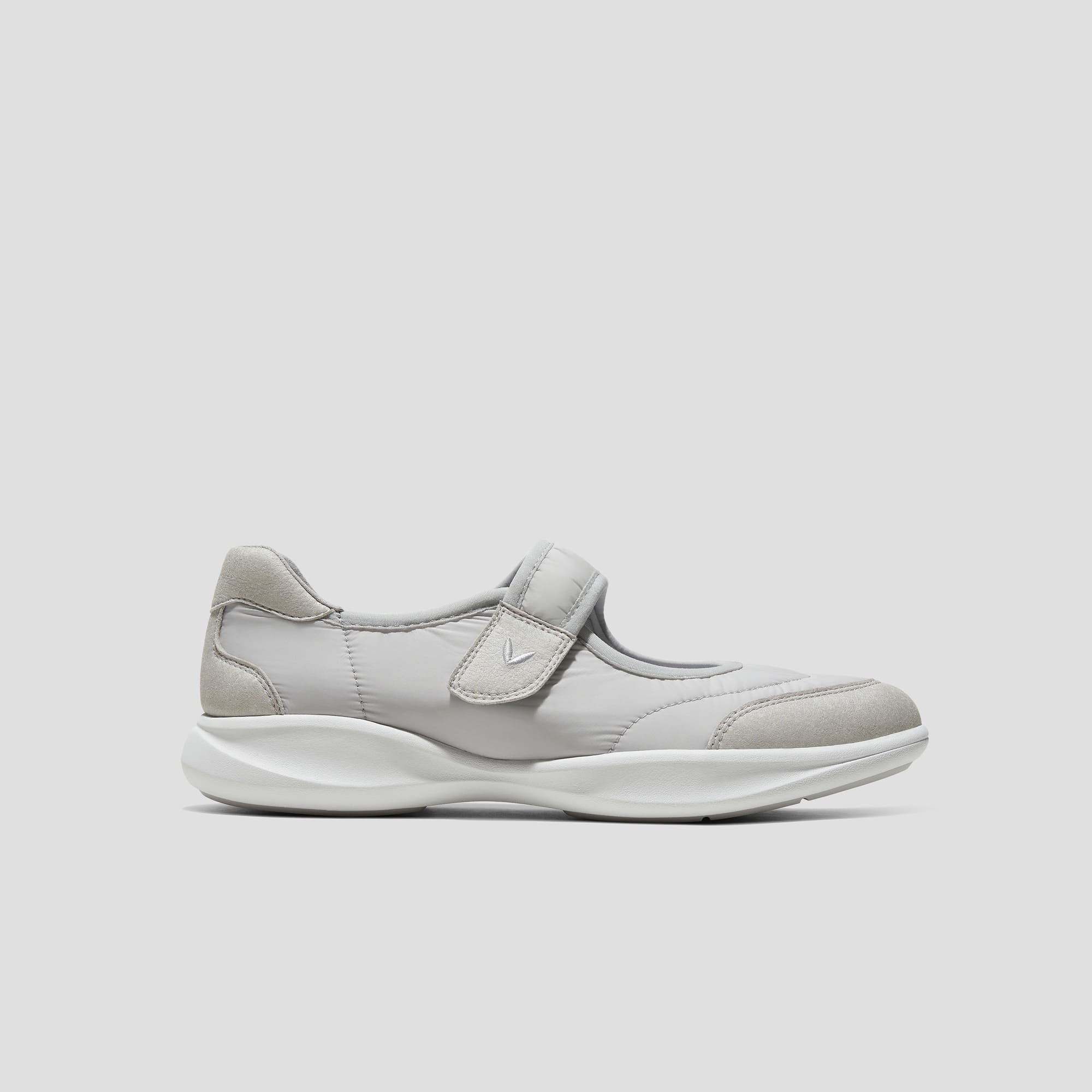[Ivee] Round toe recycled nylon Mary Jane sneakers flat 