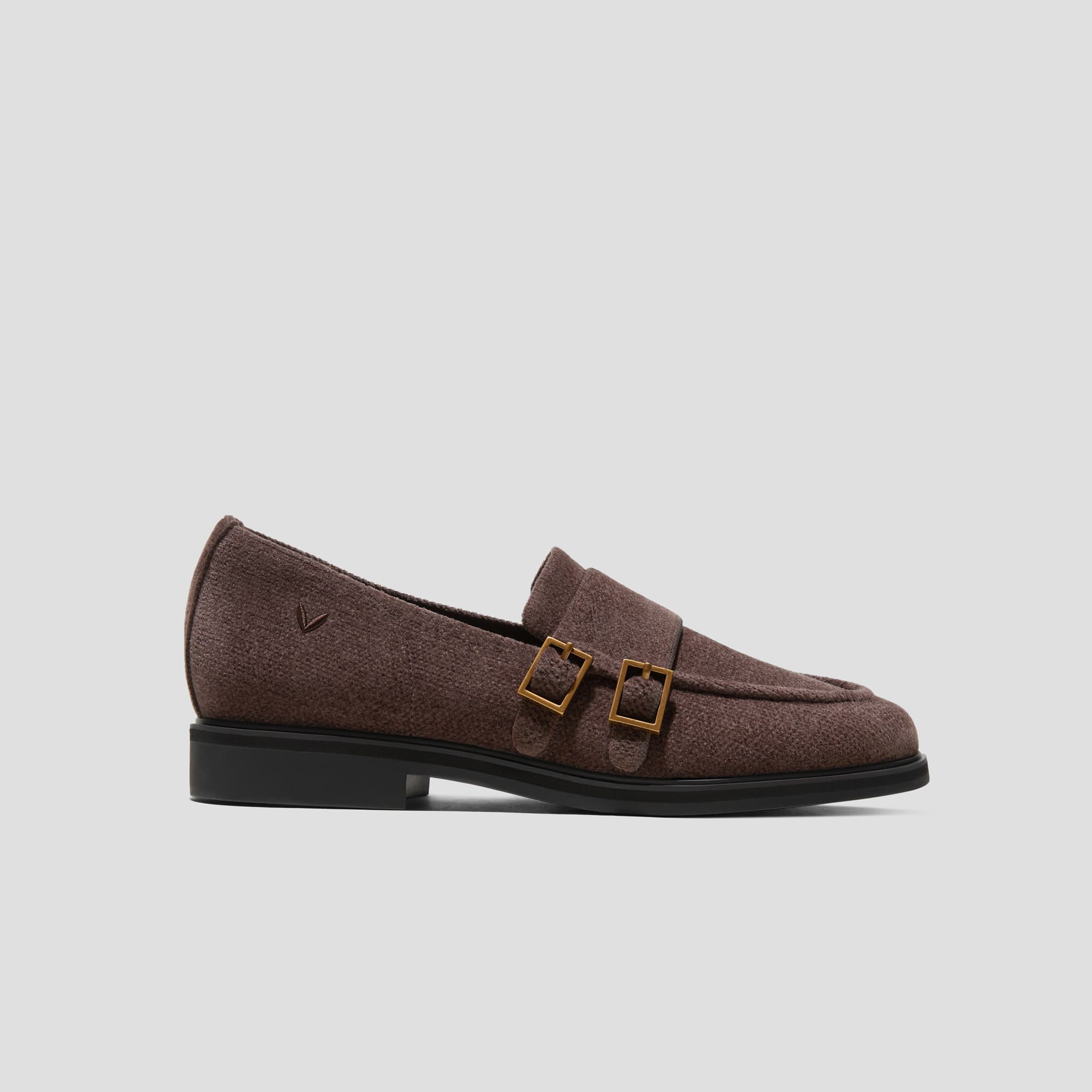[Luciana] Round toe Double Monk Strap Loafers