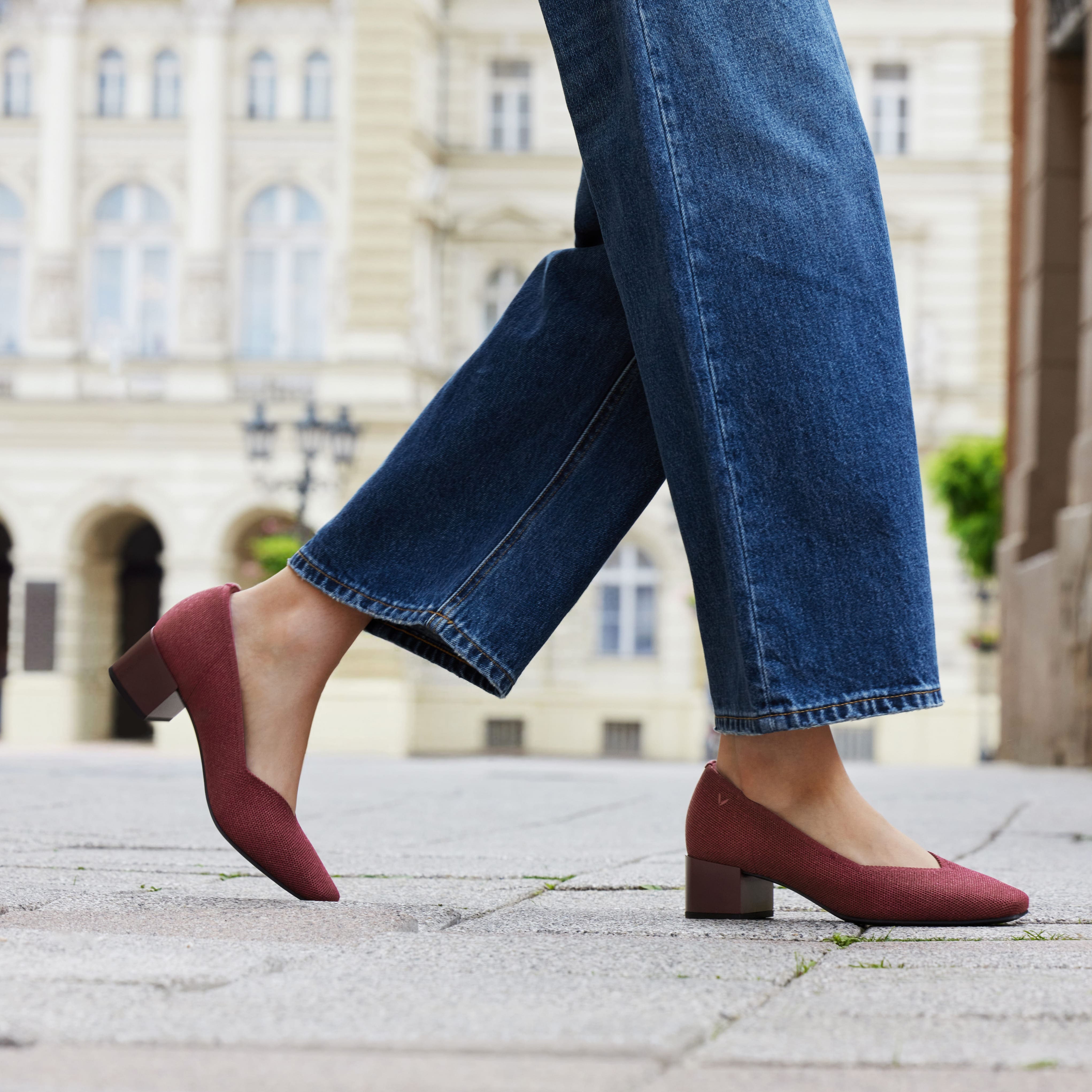 [Megan] Square toe Stress-Free Block Heel