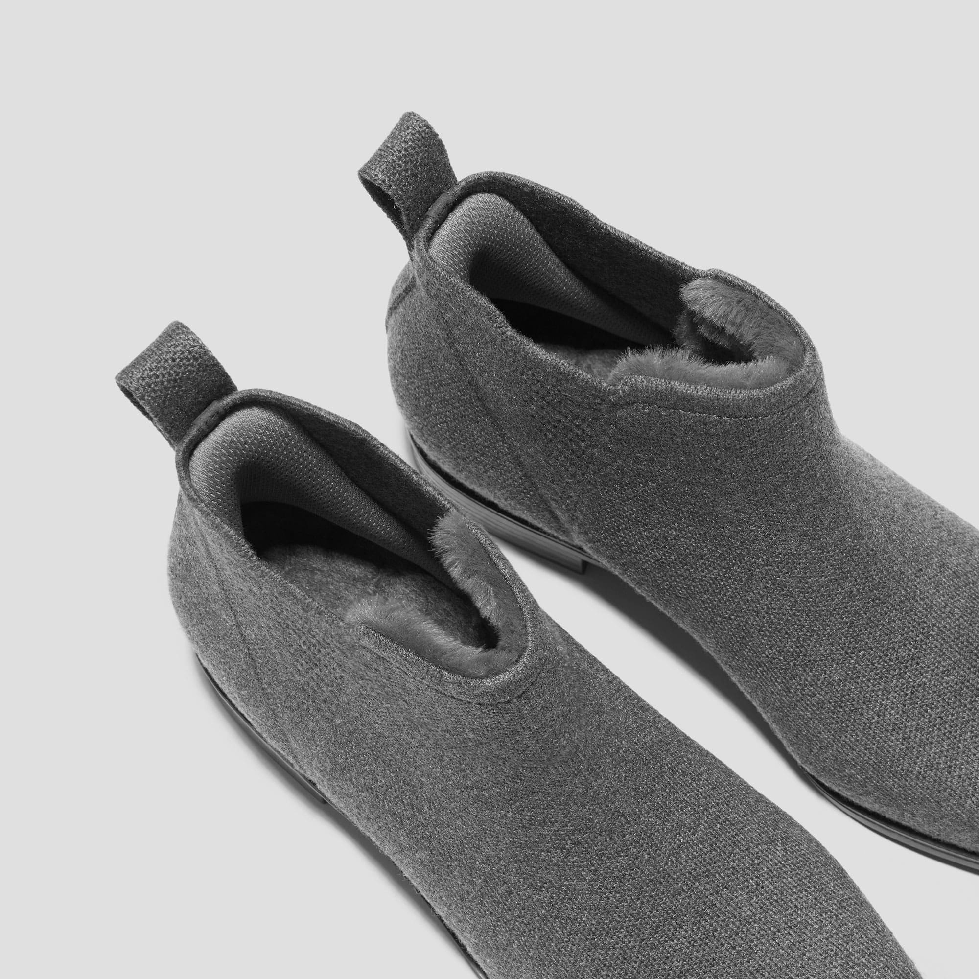 [Ryan Slip-on] スクエアトゥ スリップオン チェルシーブーツ ウィンター限定モデル