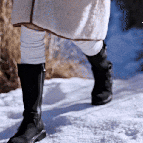 [Faith] Round toe Water Repellent Mid-Calf Biker Boots