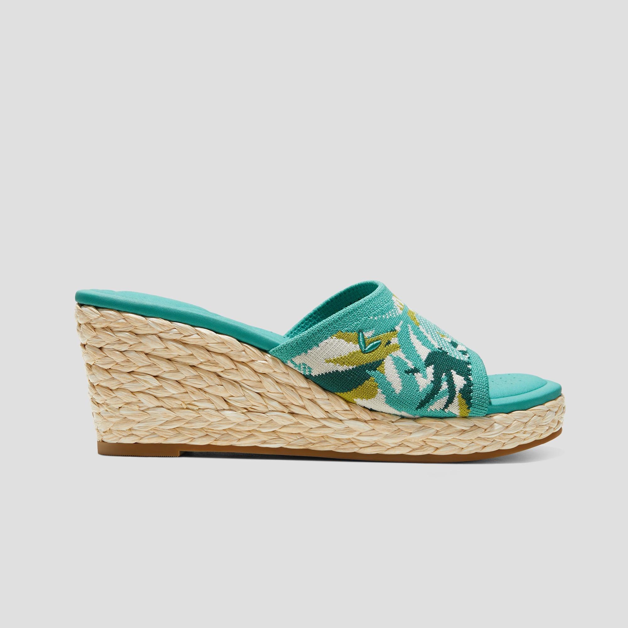 [Stacey Pro] Round toe wedge sandals