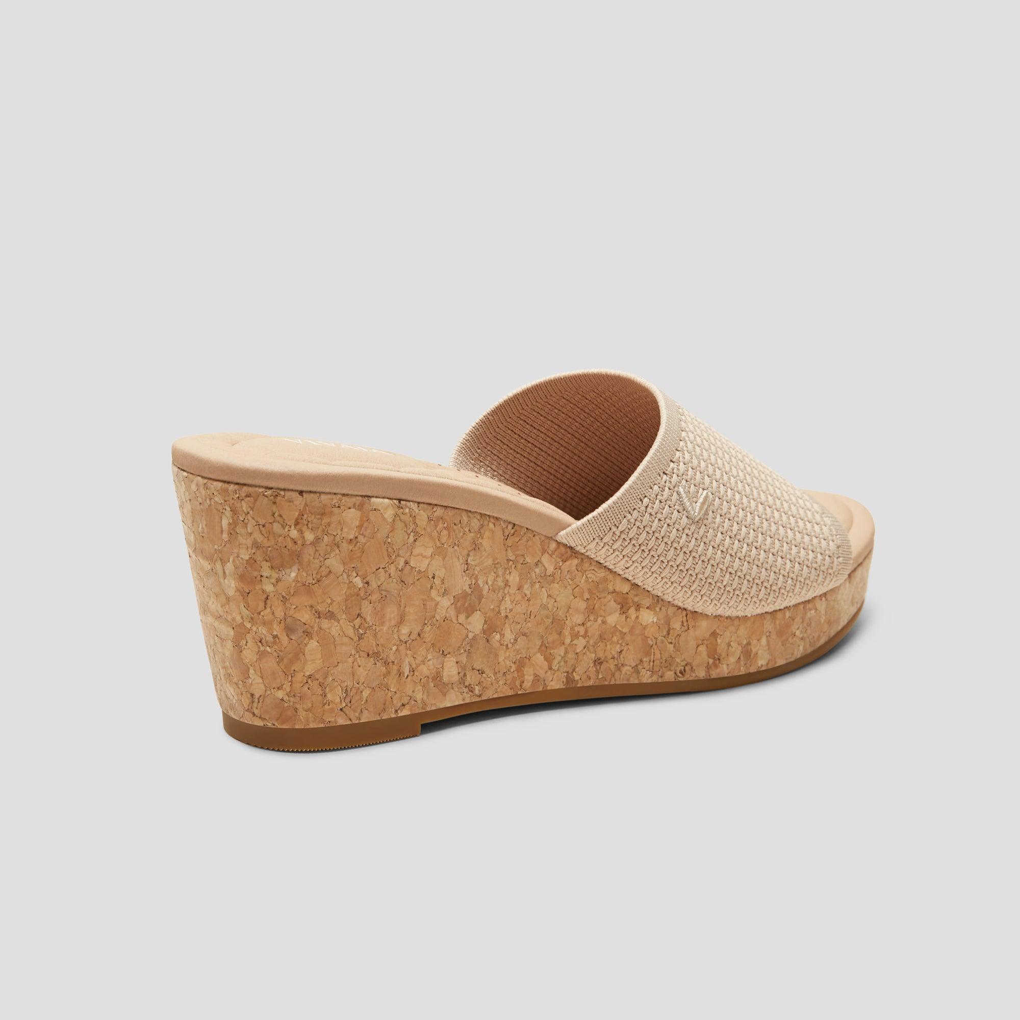 [Stacey Pro] Round toe wedge sandals