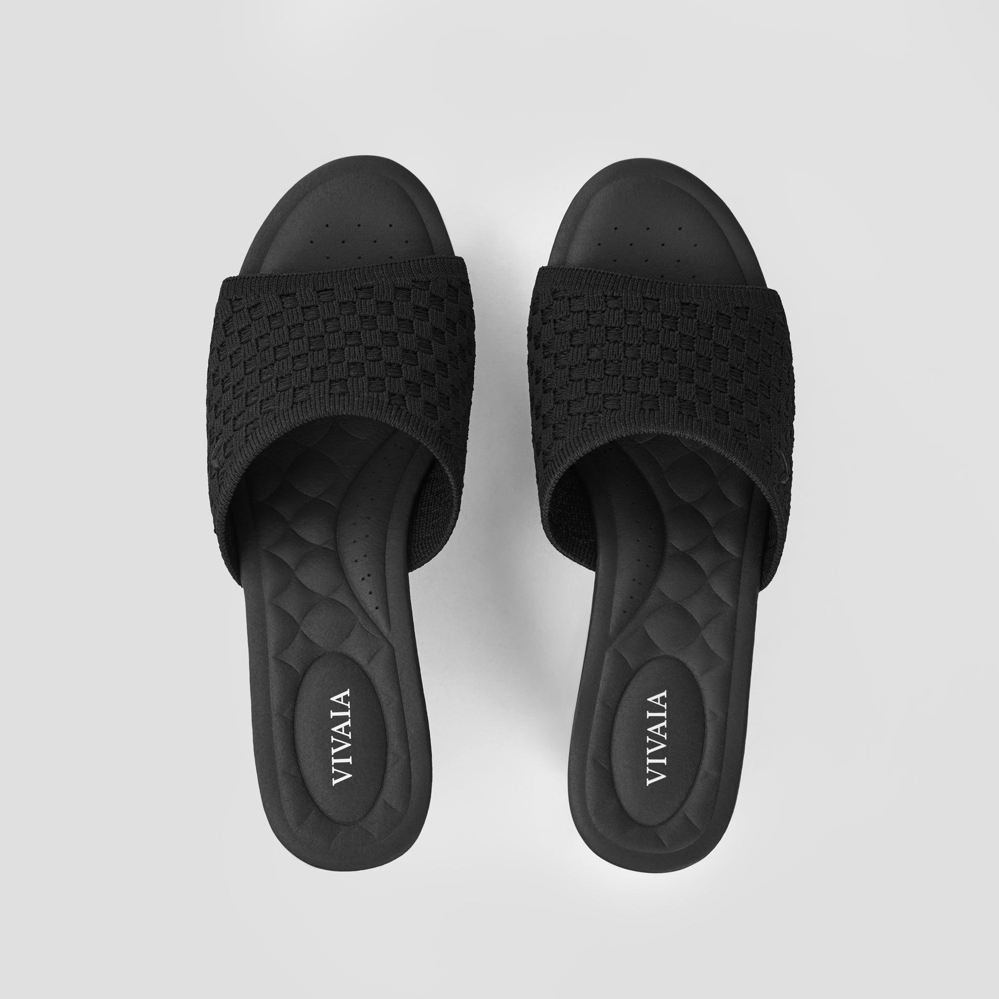 [Stacey Pro] Round toe wedge sandals