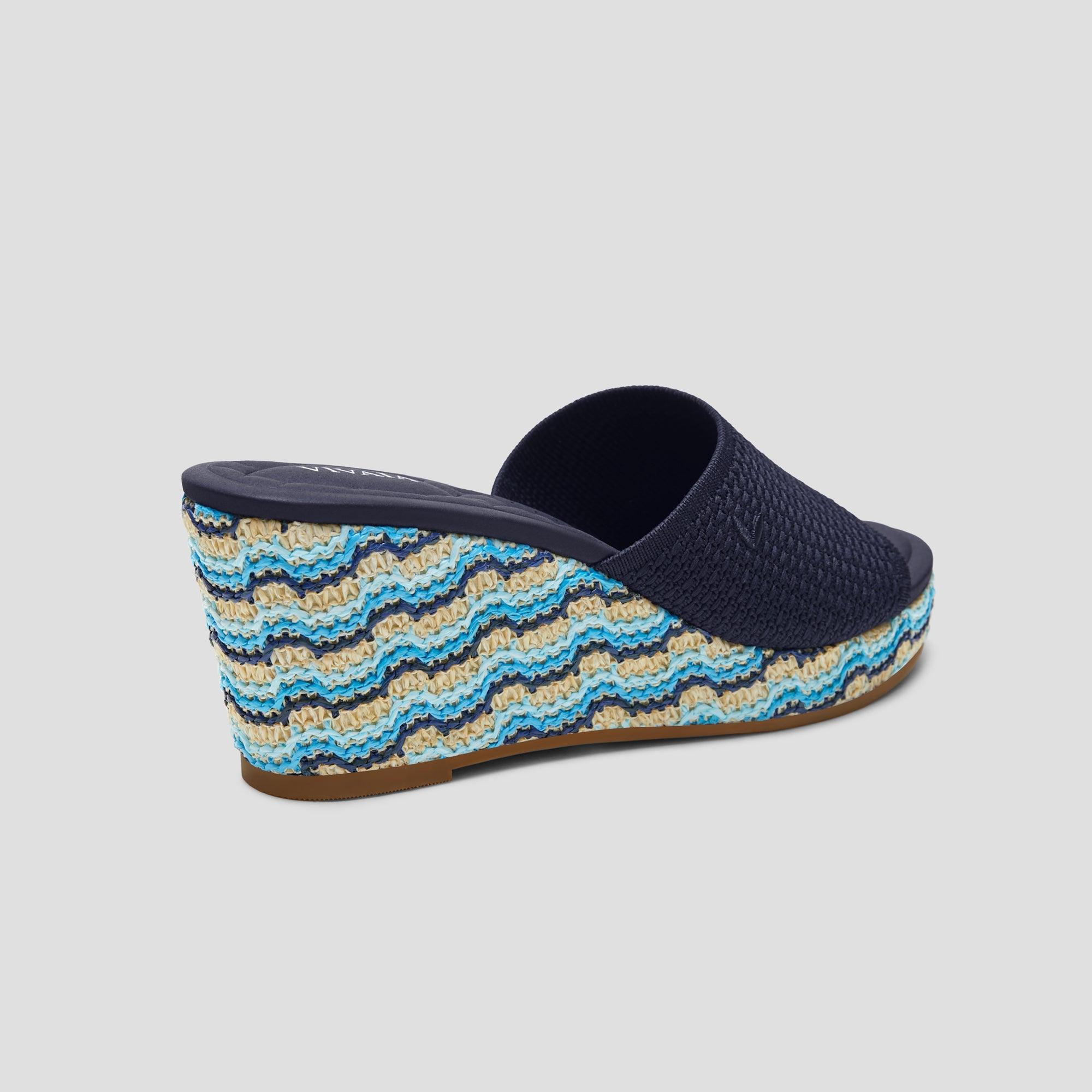 [Stacey Pro] Round toe wedge sandals