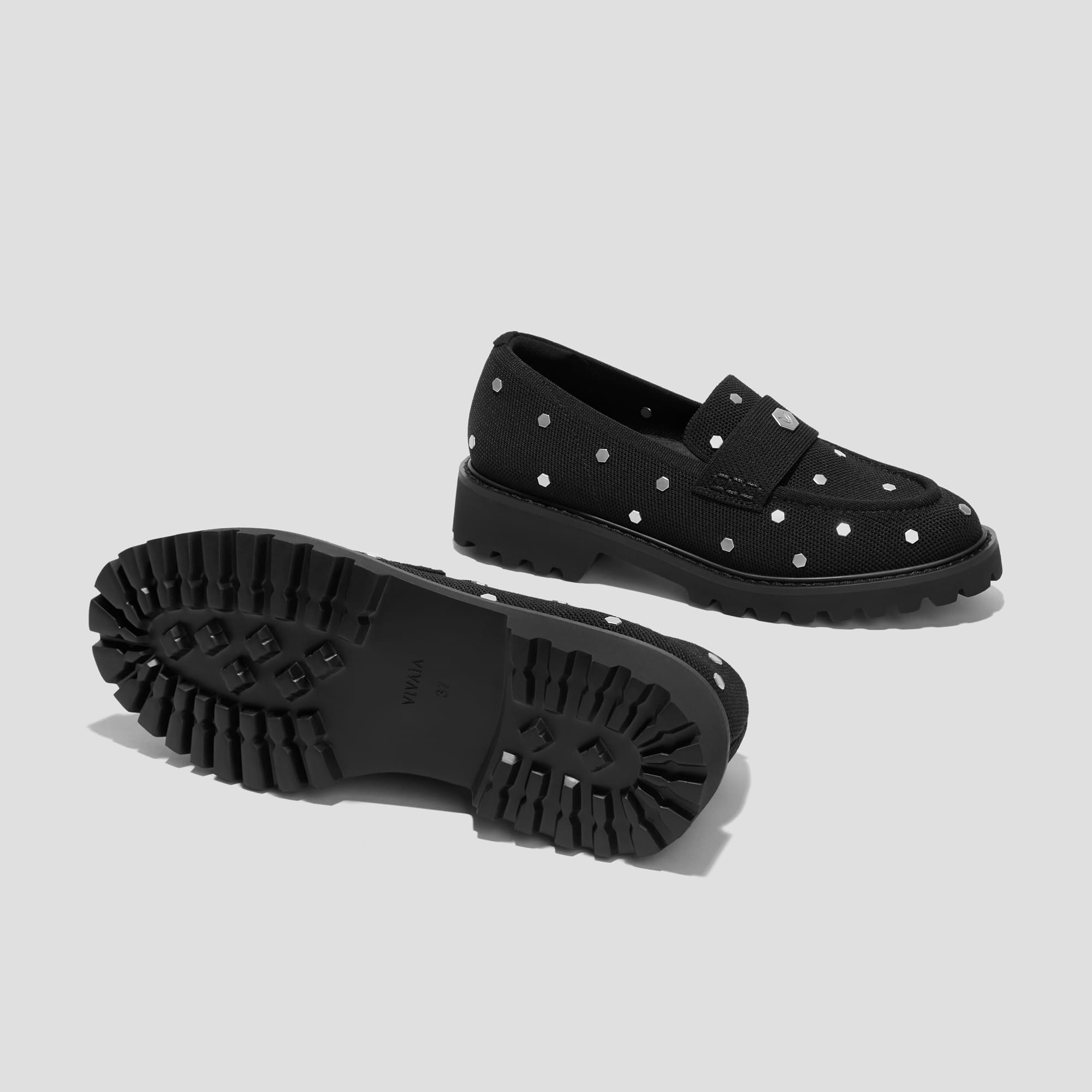 [Francesca] Japan-only Almond Toe Platform Truck Sole Loafers