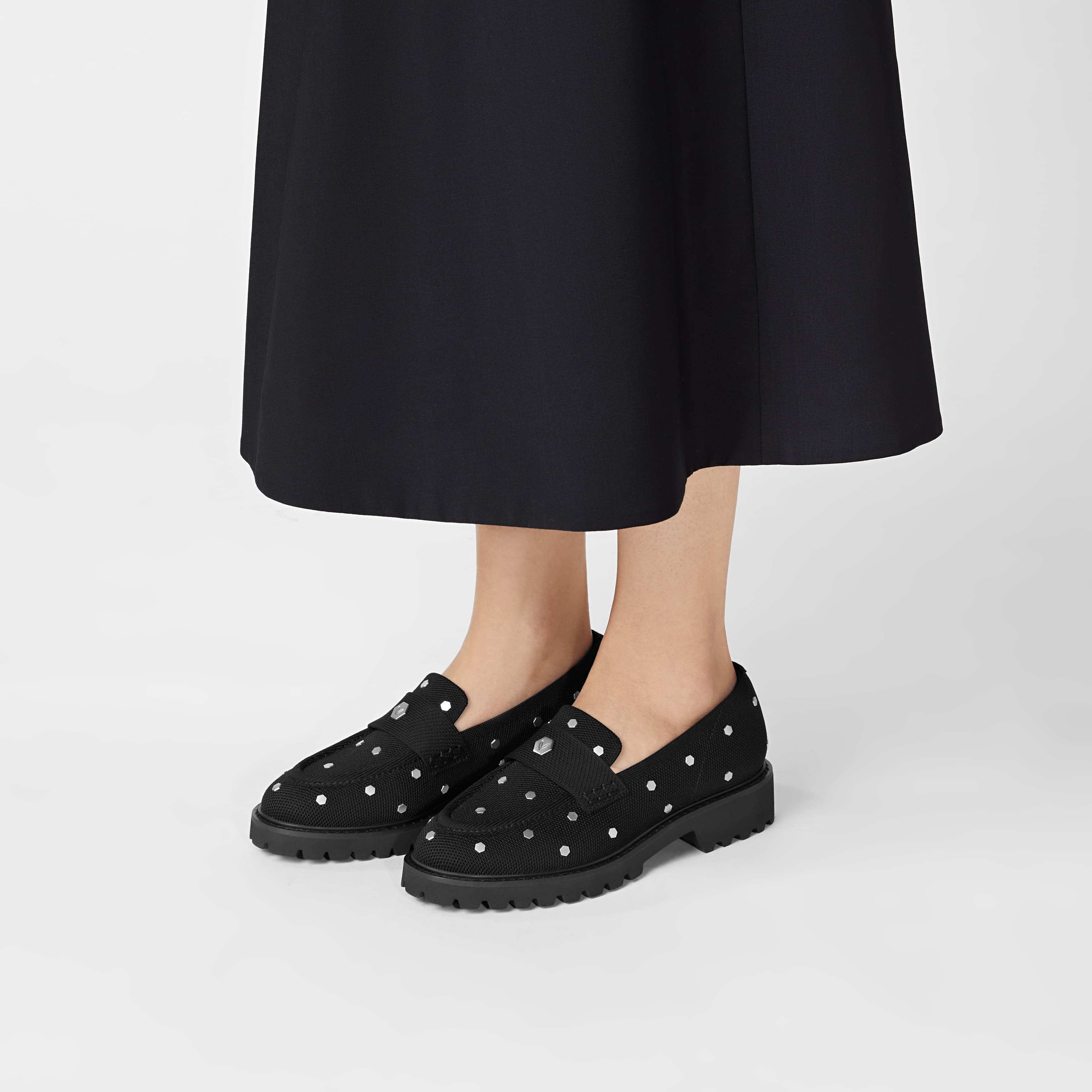 [Francesca] Japan-only Almond Toe Platform Truck Sole Loafers