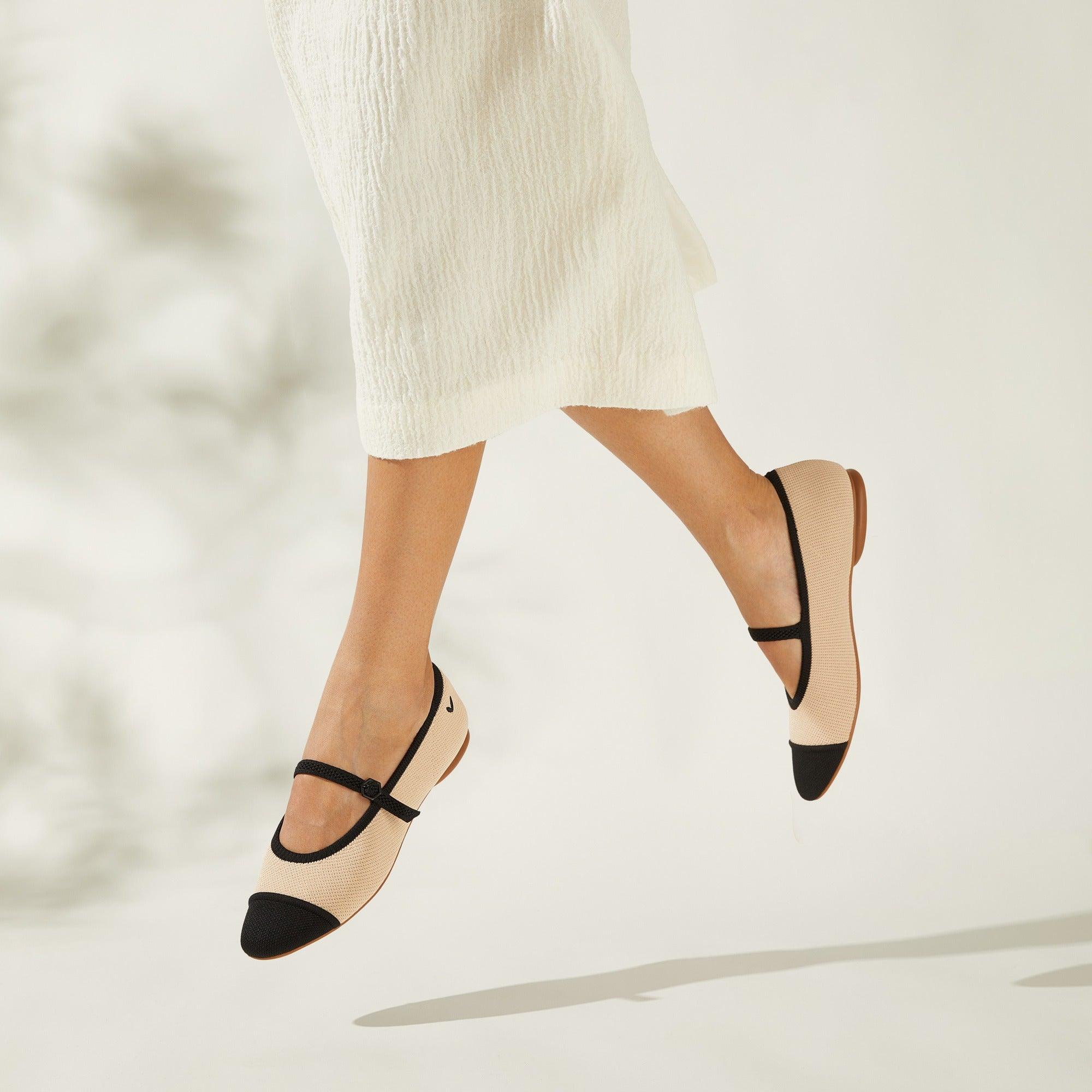 [Tamia Mary-Jane] AdaptAll™ Almond Toe Mary-Jane Flat Shoes