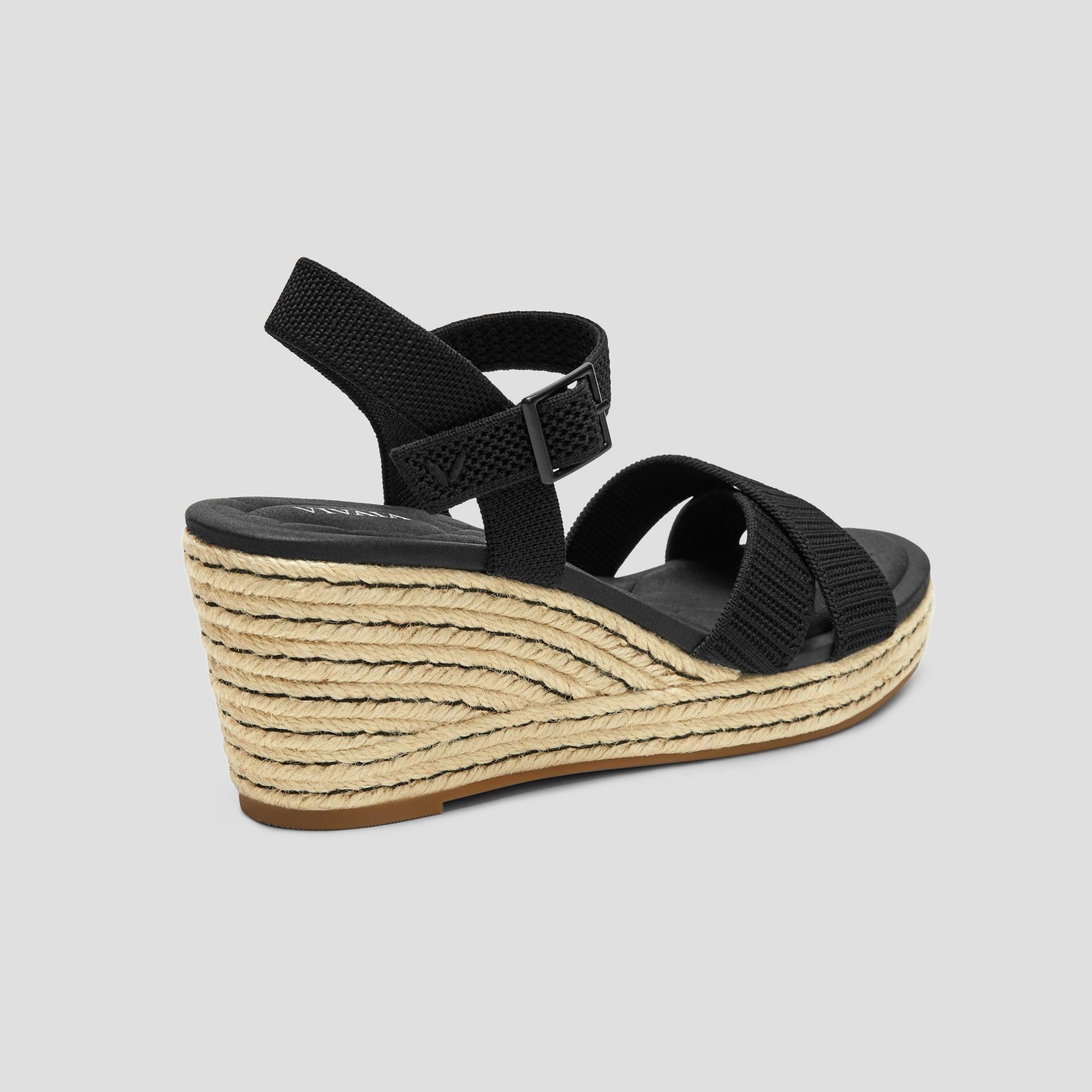 [Sally Pro] AdaptAll™ Round Toe Wedge Heel Sandals