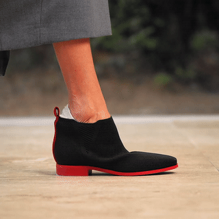 [Ryan Slip-on] Square toe, water-repellent, slip-on, Chelsea boots