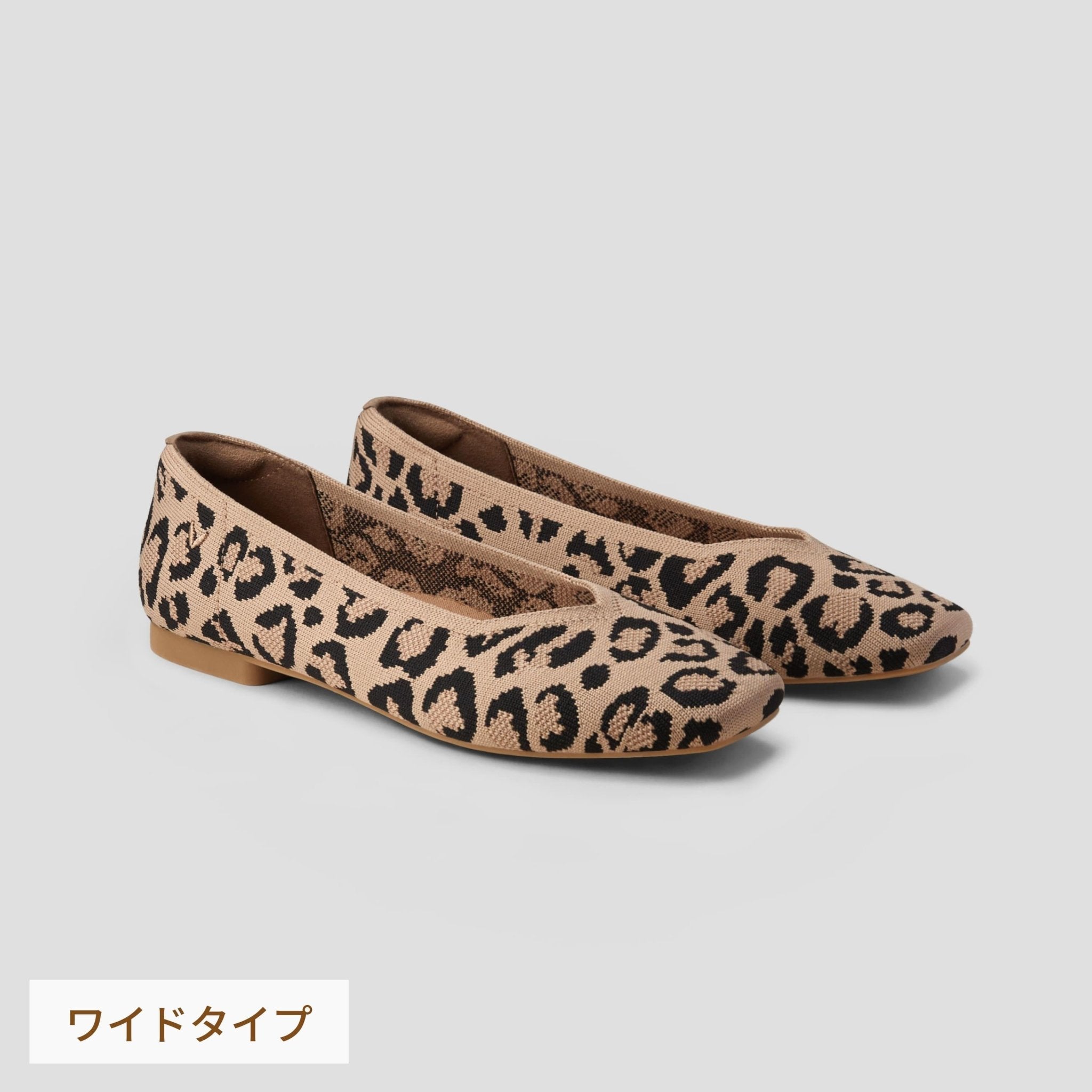 [Margot 2.0] Square toe extra wide (up to 5E) Flat shoes