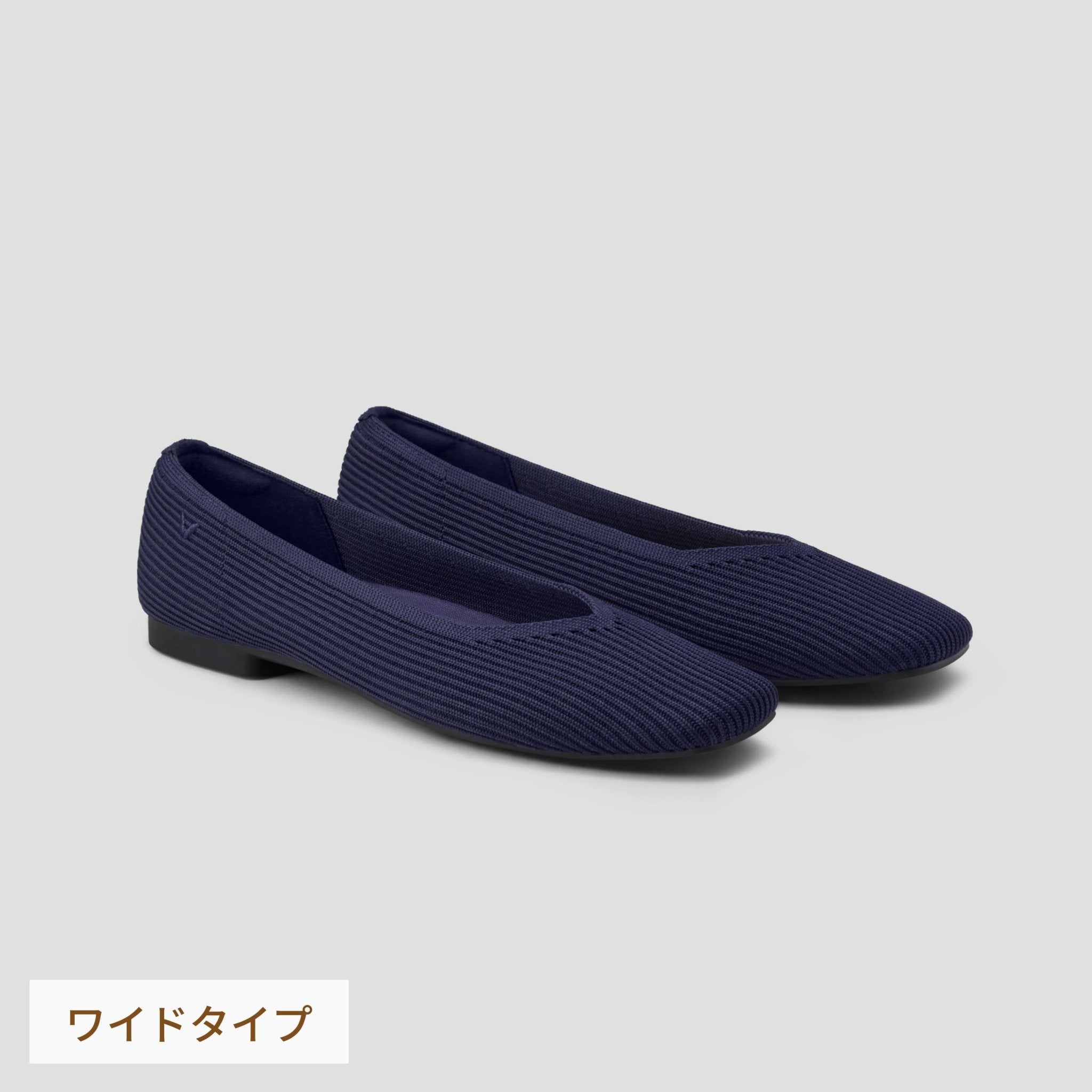 [Margot 2.0] Square toe extra wide (up to 5E) Flat shoes