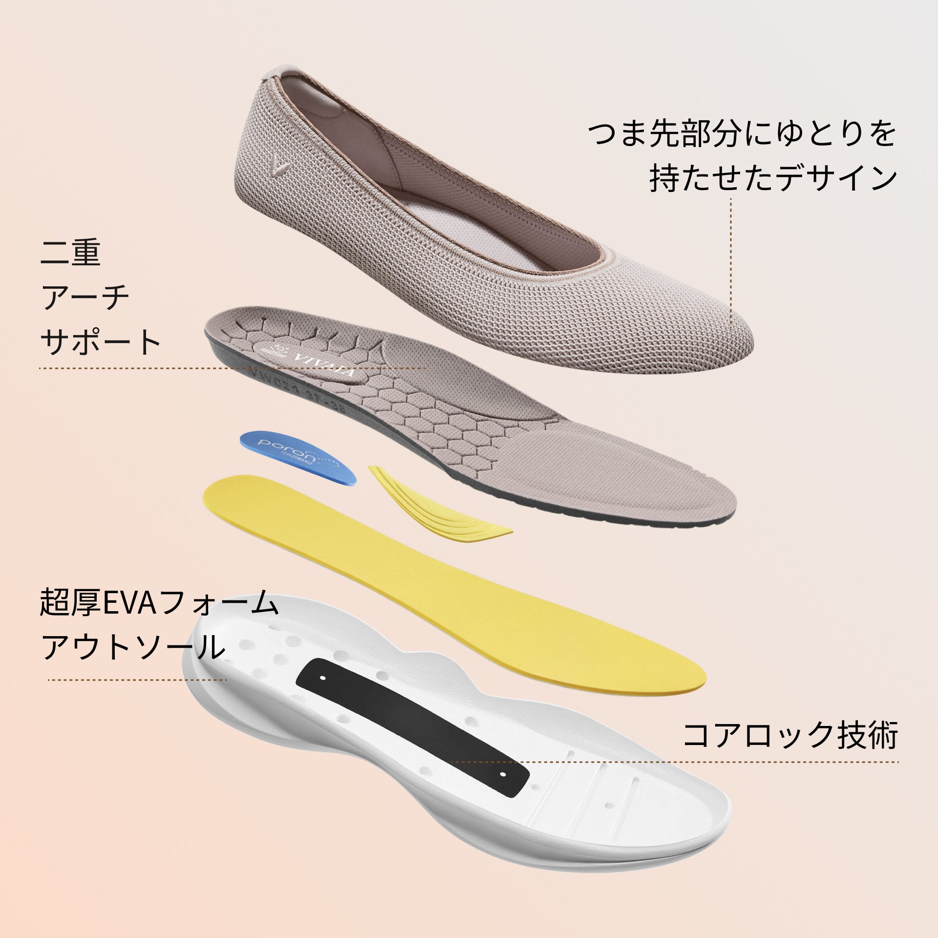 [Izabel] 撥水加工 ラウンドトゥ スニーカー フラット