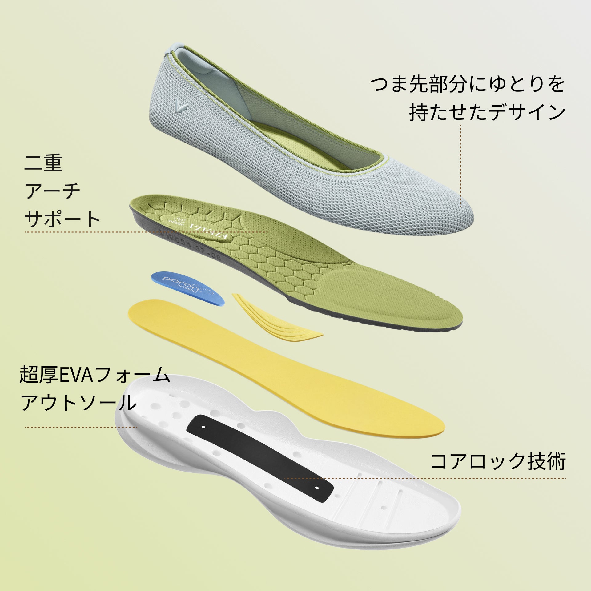 [Izabel] 撥水加工 ラウンドトゥ スニーカー フラット