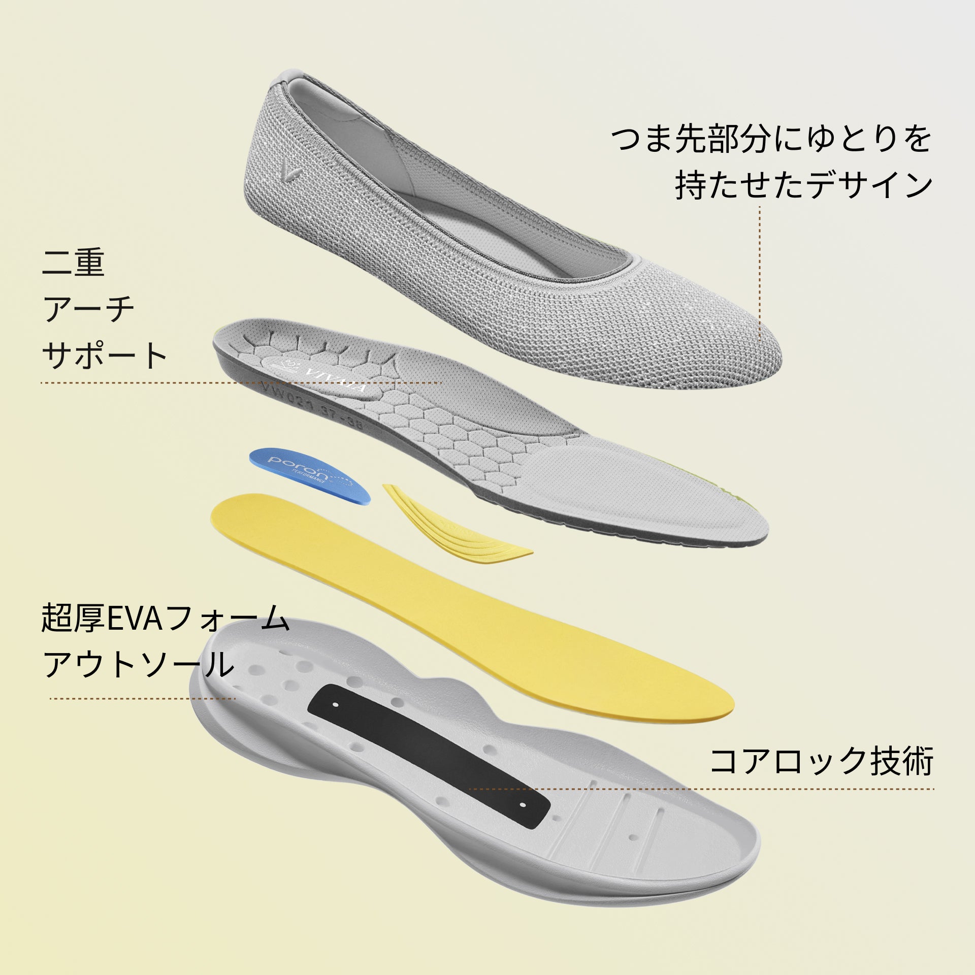 [Izabel] 撥水加工 ラウンドトゥ スニーカー フラット